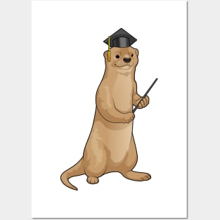Otter Professor Cylinder Posters and Art